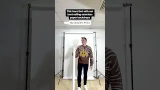 This trend but with our best-selling seamless paper backdrops 👀 #funnyshorts #photography #trend