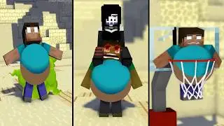 HELP Herobrine Mine Bedrock (Bones - Imagine Dragons) 