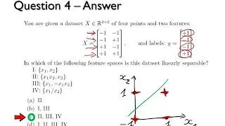 Lecture 4 (Part 2) - Questions and Answers (Quiz) - Machine Learning Course