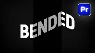 Easy BEND TEXT Animation In Adobe Premiere Pro