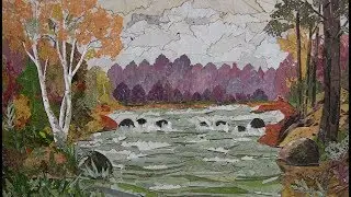 Картины из сухих цветов Pressed flowers art   押し花