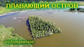 ПЛАВАЮЩИЙ ОСТРОВ. ОЗЕРО БОБРОВСКОЕ. (Кузнецкий район)