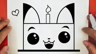 HOW TO DRAW A CUTE CAKE PIKACHU EASY , STEP BY STEP, DRAW Cute things