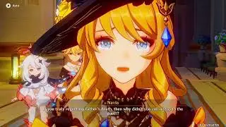 NAVIA crying | Archon Quest Act 2 | Genshin Impact