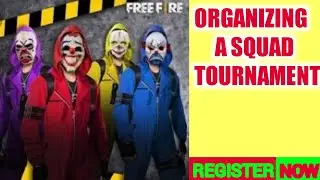 FREEFIRE! Organising squad tournament join now|Dj Alok|#crestgamer #freefire