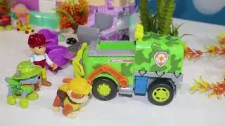 Щенячий патруль игрушки  УЧИМ ЦВЕТА с ЩЕНЯЧИЙ ПАТРУЛЬ и Райдером Мультики для детей