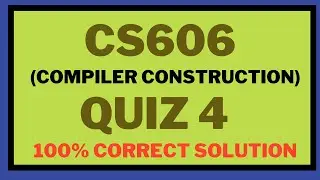 CS606 quiz 4 2024 || CS606 quiz 4  spring 2024 || CS606 quiz 4 solution 2024
