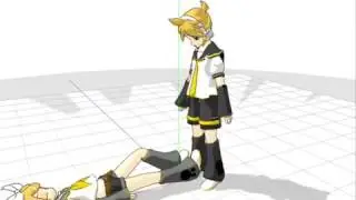 (MMD)Rin Y Len Kiss 2