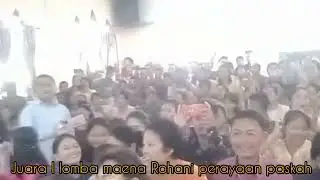 Maena Rohani Jema'at Emanueli Juara I Lomba perayaan paskah resor 61 mazō 2023
