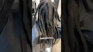 Threading dreads together is extremely damaging to the hair #locs #locjourney #locstyles #locretwist