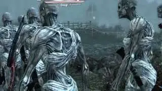 Spawning over a 1000 Draugr Skeletons- Skyrim