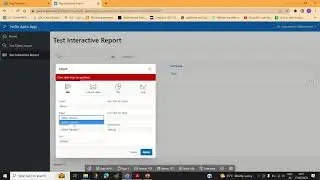 Oracle Apex Tutorial 3 -  Create Interactive Report and Form