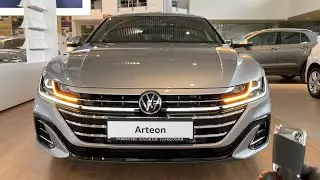 New VW Arteon 2021 - crazy LED lights, dynamic indicators & ambient lights (Shooting Brake R-Line)