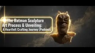 ✨ The Batman Sculpture Art Process & Unveiling: A Heartfelt Crafting Journey (Podcast)