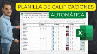 Cómo Crear PLANILLA DE CALIFICACIÓN AUTO CALCULABLE [COMPLETO] ✅ Paso a Paso