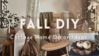 5 DIY Fall Home Decor | Budget Friendly & Easy Cottage Home Decor Ideas
