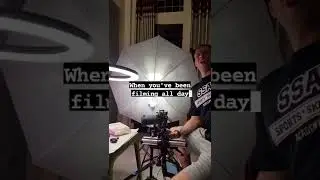 Can any #filmmaker or #videographer or #gimbal operator relate to this after a long day on set