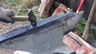 Ковка меча из рессоры