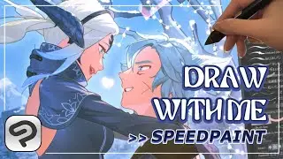 【SPEEDPAINT】Let's Draw Together ♡ EP6 | CLIP STUDIO PAINT / Draw with me