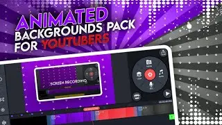 How to make Animated Background video in Kinemaster | Animated background Pack | SnapEdits
