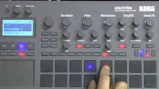 KORG「electribe」【パートを演奏する方法】