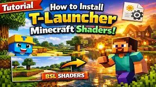 How to Install Shaders in TLauncher Minecraft 😍 | BSL Shaders Setup (Step-by-Step Guide)
