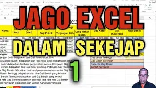 RUMUS DASAR | FUNGSI IF | JAGO EXCEL DALAM SEKEJAP 1 UNTUK ADMIN KANTOR | MAHASISWA PELAJAR DAN UMUM