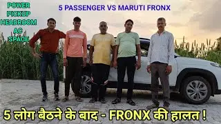 5 लोगों के साथ❗Maruti Suzuki Fronx 2023 full load drive review काम की या नाम की SUV?