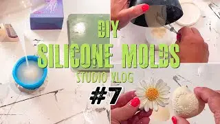 Resin Art Studio VLOG #7 | More molds for ceramic resin and candle making