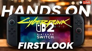 Nintendo Switch 2 Cyberpunk 2077 HANDS ON - Exclusive Gameplay (docked and handheld)