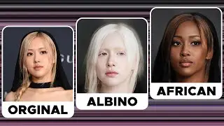 Rosé Face Swap Transformation Funny