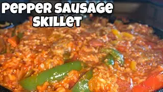 Pepper sausage skillet recipe