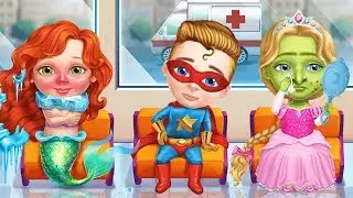 Superhero Hospital Doctor Kids Game - Fun Play Dress Up Alien Princess Crazy Kids Care Clinic Games