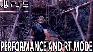 Resident Evil 4 on PS5 | PERFORMANCE MODE and RAY TRACING MODE