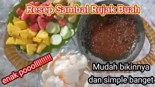 Bikin Sambal Rujak Buah Uenak Poolll