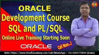 Oracle Development Course | Oracle Complete Course |  Oracle SQL Training | Oracle PL/SQL Training
