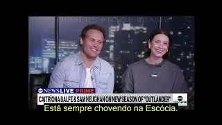 LEG Outlander 7ª Temporada Parte 2  Sam e Cait para ABC News