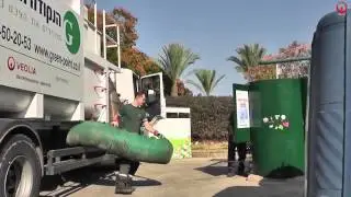 Collecting plastic for recycling