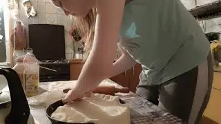Vlog - Готовлю пирог с капустой. Блины на 1 литр молока. Уборка. В шоке. 