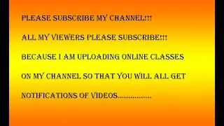please subscribe my youtube channel !!!!