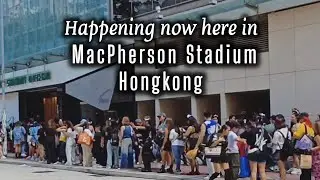 Happening now here in MacPherson Stadium | Hongkong | SB19 concert