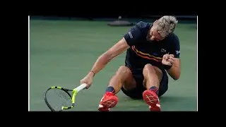 Tennis star Benoit Paire destroys three rackets in spectacular meltdown at the Citi Open