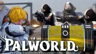 Palworld's Oil Rig Raid Is INTENSE! #palworld #palworldupdate