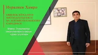 Mavzu: O'simliklar kasalliklarga qarshi kurash usullari