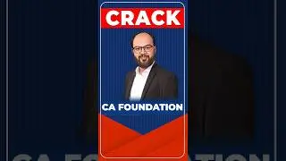 How to Crack CA Foundation | CA Foundation OTT | #shorts