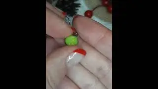 Светящиеся в темноте серьги для девочек, висячие детские сережки, цвет свечения - зеленый