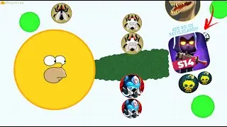 GET SMASHED BY HOMER SIMPSON (AGARIO MOBILE)