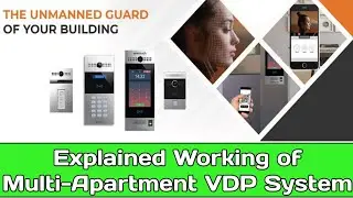 Explained Working of Dahua Multi Apartment Video Door Phone Systems l How to Work Dahua MAVDP System
