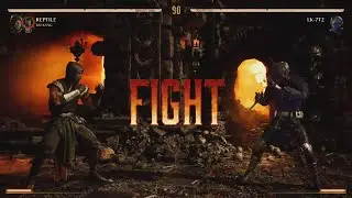 Mortal Kombat 1 Story Mode - Cyber Smoke Fight with Reptile!