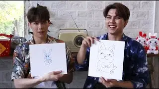 [Eng Sub] I was about to draw a Doraemon. But Doraemon is a cat! 230126 thaimango cut #fortpeat